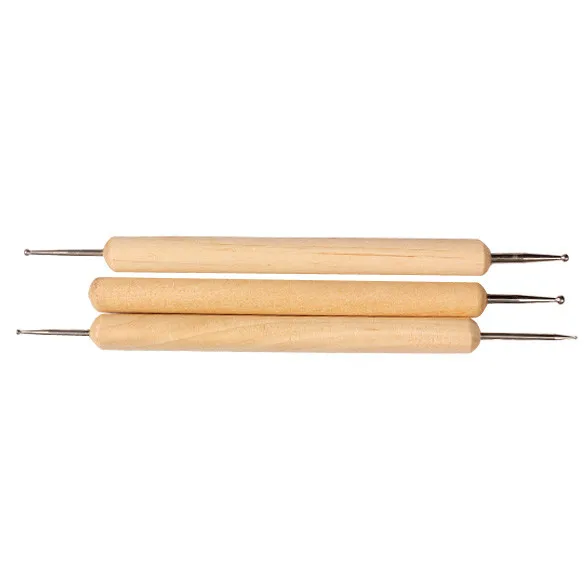 

Ball Stylus Emboss Sludge Sculpte Model Model Clay Pottery Ceramic Wax Sculpture Pattern Molding shaping Tool DIY Handicraft dot