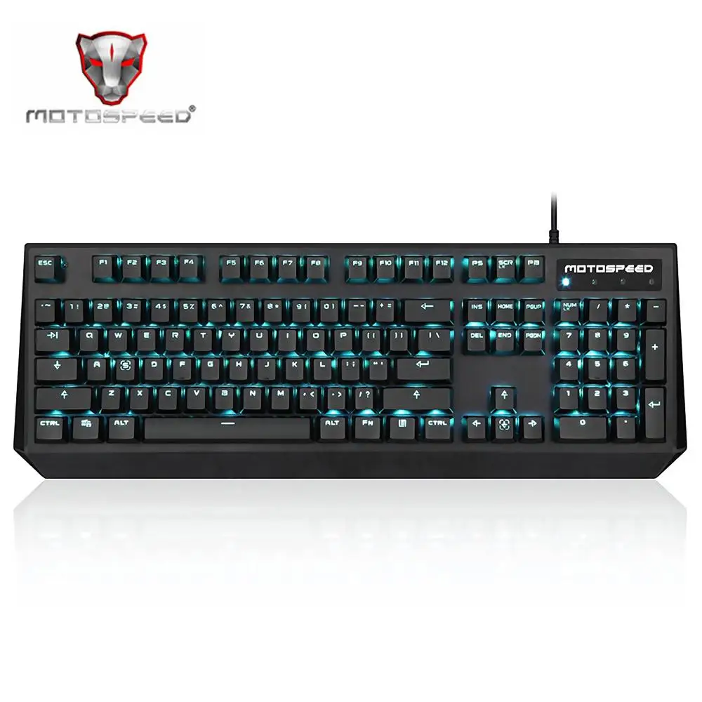 

Motospeed K95 104 Key Outemu Switch Ice Blue Backlit Mechanical Gaming Keyboard
