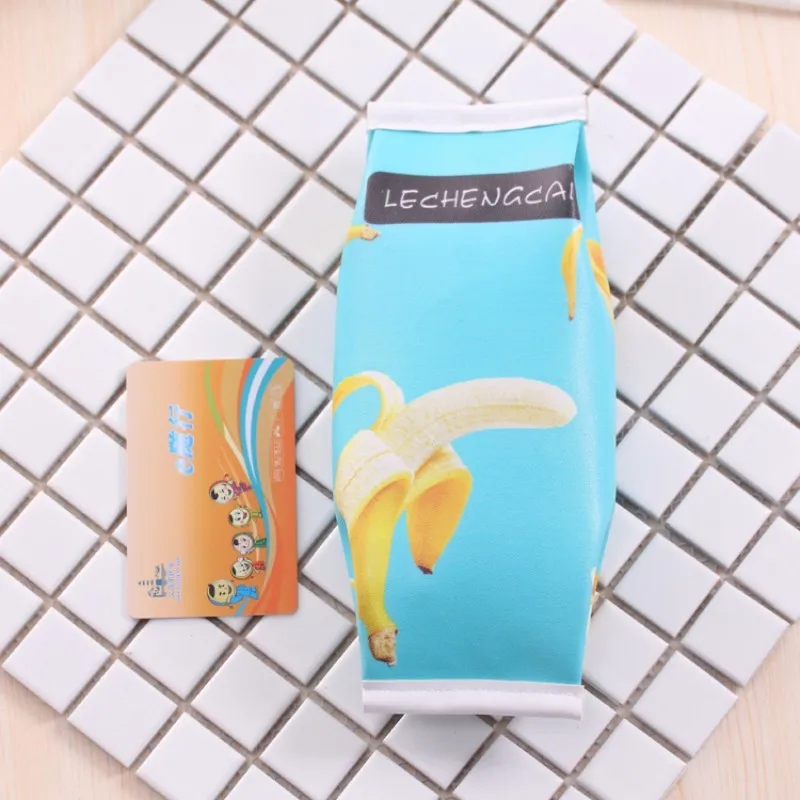 Kawaii Cracker школьный пенал для девочек милые фрукты искусственная кожа ручка сумка
