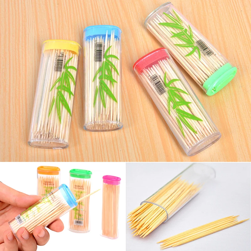 

Toothpicks Hotel 70PCS/Box Natural Bamboo Toothpick Restaurant Popular High Quality Disposable Wood Home Supplies For Home