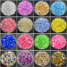 4 мм 6 мм 8 мм 10 мм ABS имитация жемчуга полукруглый жемчуг с плоской задней стороной скрапбукинговые бусины DIY Изготовление ювелирных изделий