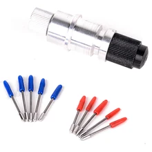 

1pc Graphtec CB09 Blade Holder Hard Alloy + 5pcs 45 Degree CB09 Blades + 5pcs 60 Degree CB09 Blades For Plotter Cutter