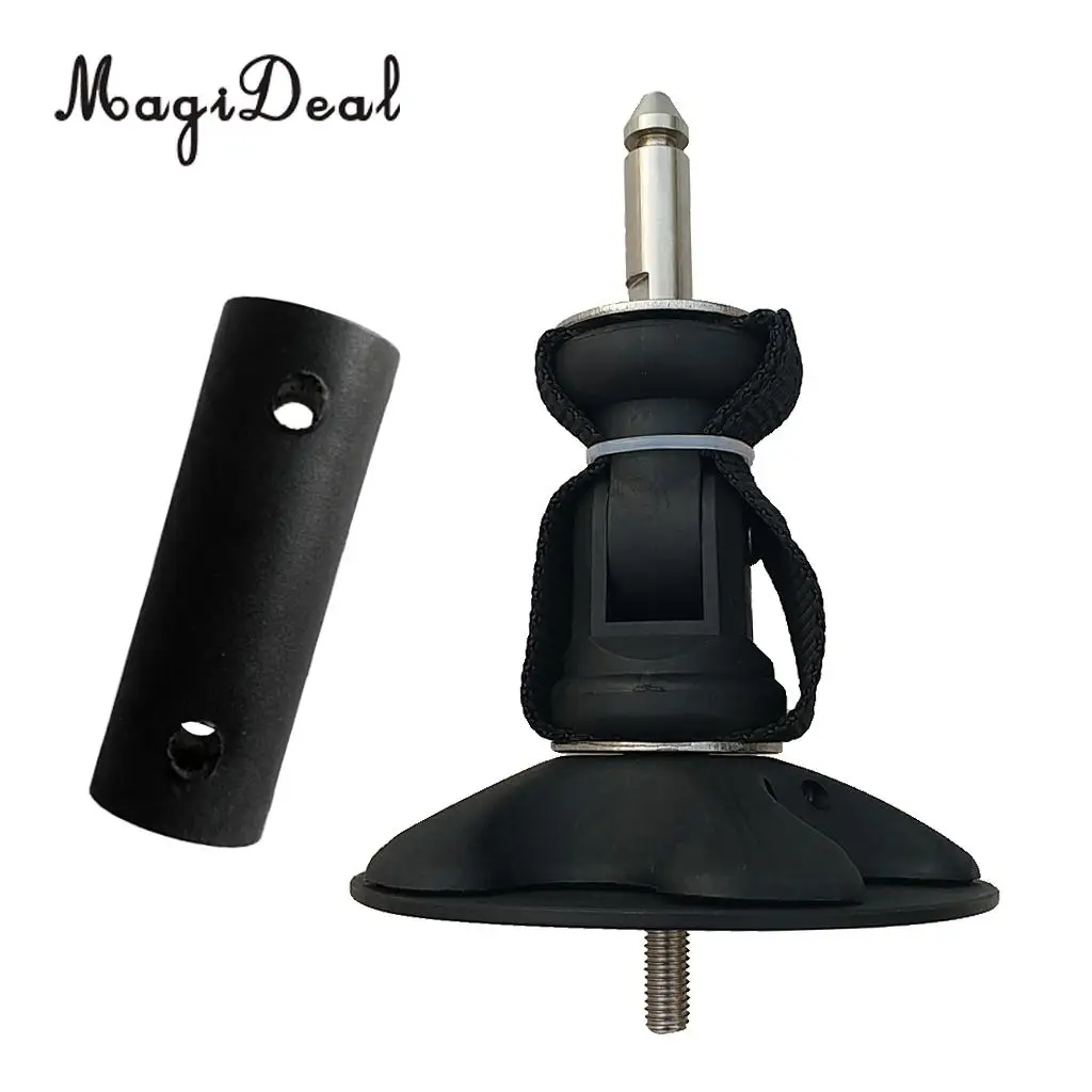 

MagiDeal Foldable Windsurfing Mast Foot Base Baseplate M8 Pin Bolt Hardware with Spare Tendon Joint - Universal Fit