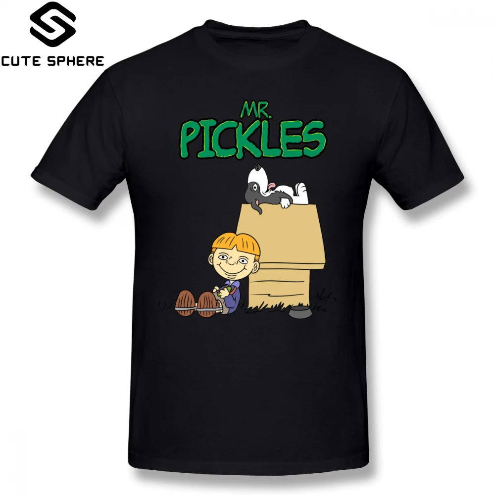 

Mr Pickles T Shirt Mr Pickles T-Shirt 100 Percent Cotton Print Tee Shirt Short-Sleeve Big Male Fashion Funny Tshirt