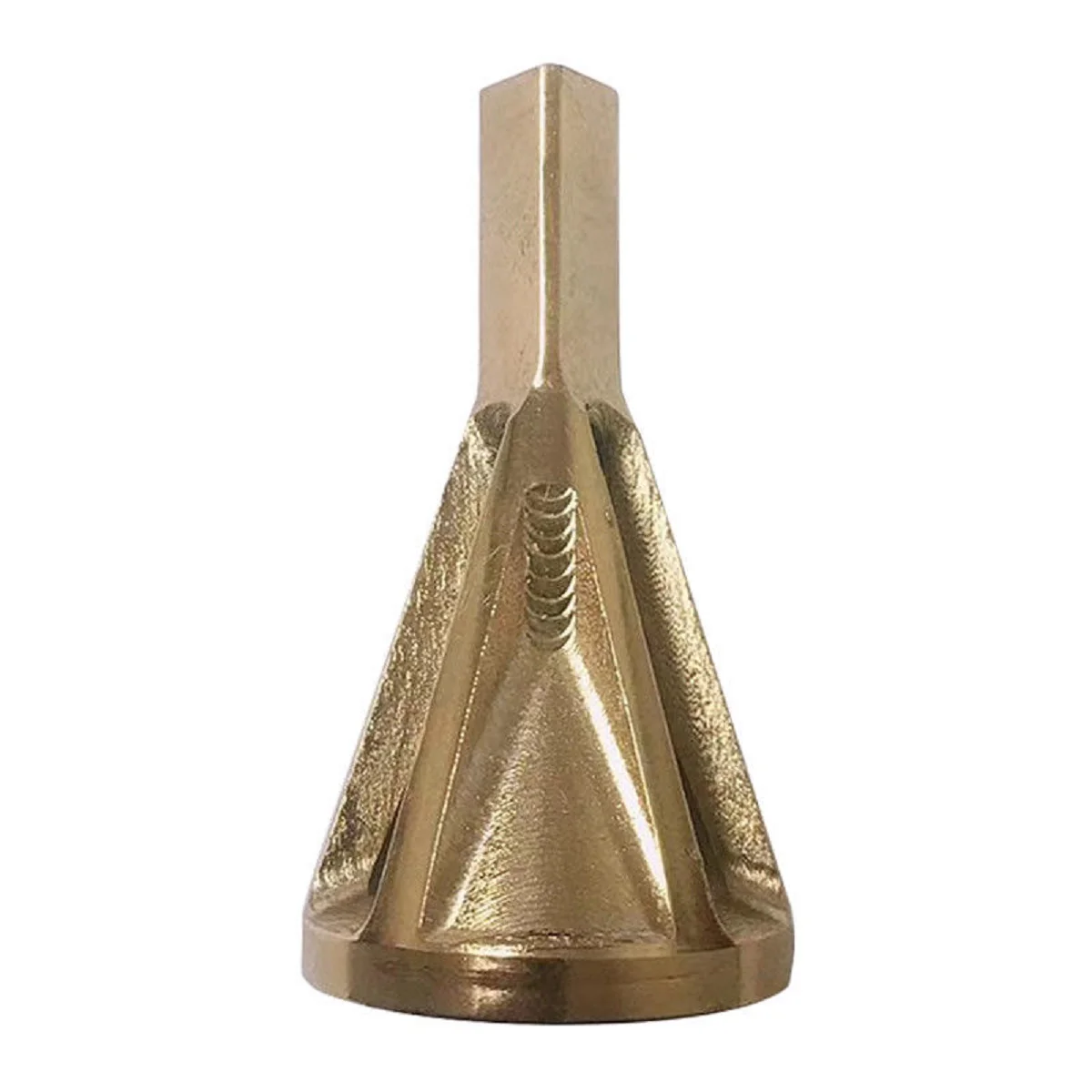 

Drillpro Deburring External Chamfer Tool Bit Titanium Plating Remove Burr Golden Triangle/Hexagon for Chuck Drilling Tools
