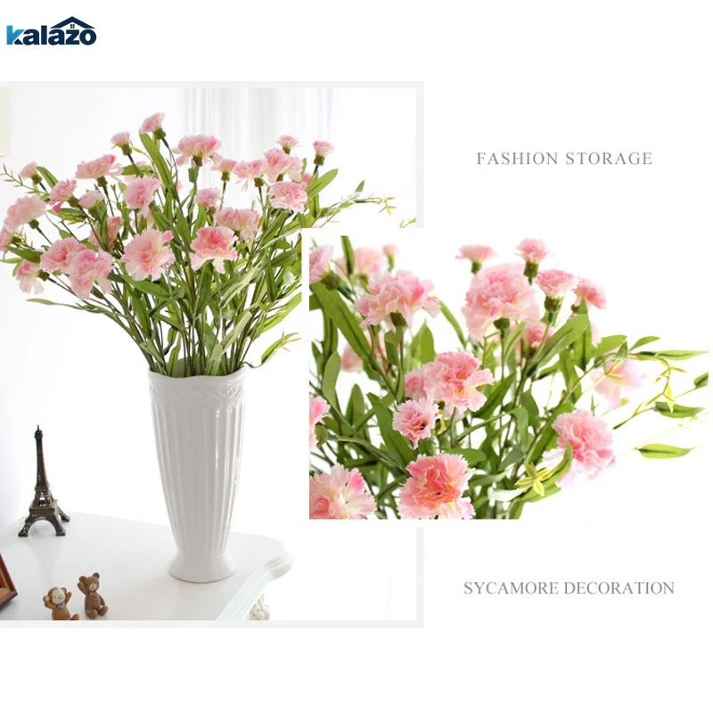 Настоящее прикосновение цветы шелковая Гвоздика матери/учителя подарок украшение для дома/для свадьбы искусственные цветы