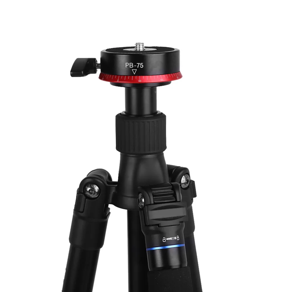 Pb 75 Alloy Panoramic Tripod Head With Bubble Level For Slr Camera