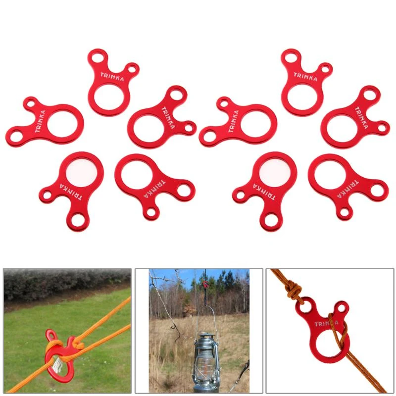 mochilas cajas tiendas de campa/ña Hebillas de cuerda de viento de carpa de nudo r/ápido de pl/ástico de nylon de 10 piezas,hebillas de cuerda de viento triangulares ligeras para sacos de dormir etc.