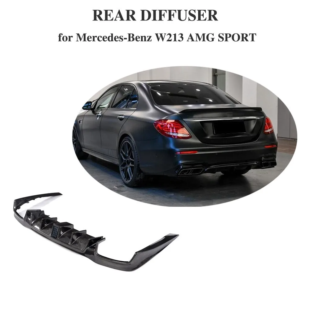 Rear Bumper Lip Spoiler For Benz E250 E350 E400 E43AMG E63AMG 2016 2018