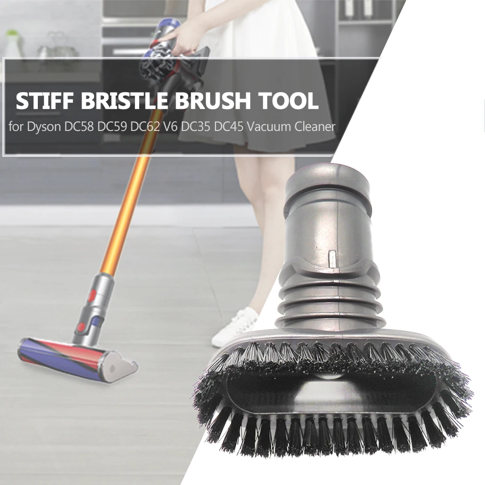 

Detachable Vacuum Cleaner Stiff Bristle Brush Tool for Dyson DC58 DC59 DC62 V6 DC35 DC45 Vacuum Cleaner Attachment Kit