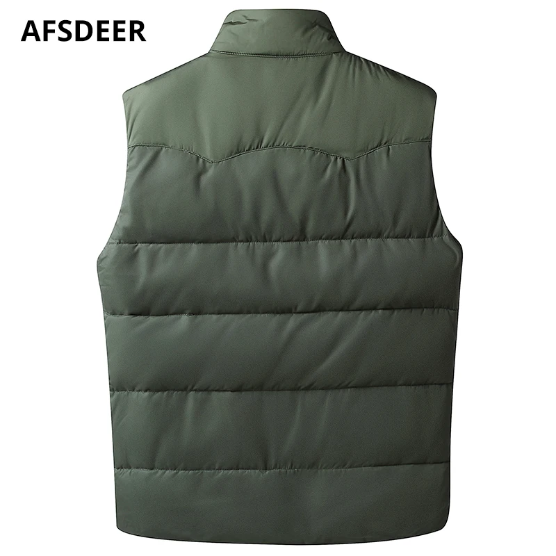 Vest for Men Sleeveless Jacket Winter Casual Stylish Warm Outwear Fashion Slim Solid Single Breasted Thicken Waistcoat Chaleco Vest for Men Sleeveless Jacket Winter Casual Stylish Warm Outwear Fashion Slim Solid Single Breasted Thicken Waistcoat Chaleco