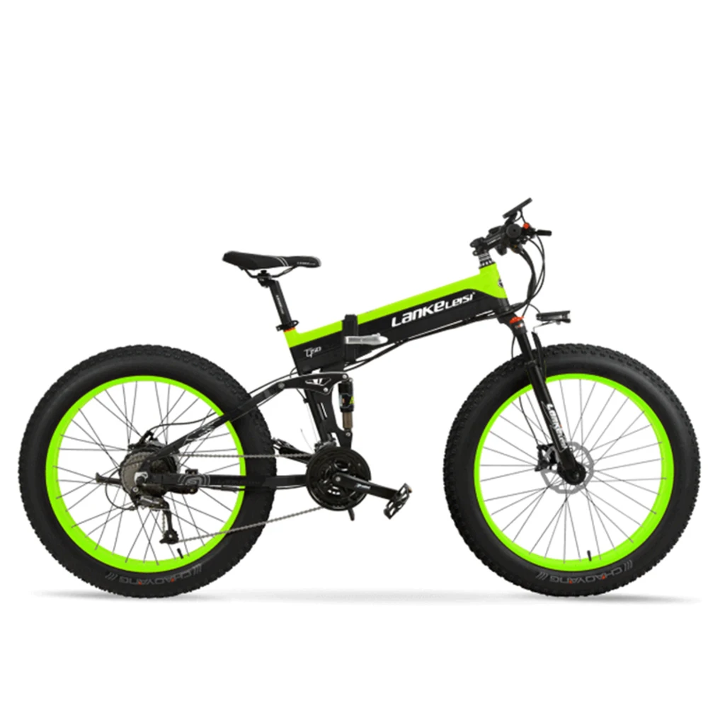 Sale 26 Folding Electric Bicycle Electric Bicycle Of Mountain Snow Fat 48 V Lithium Battery 4.0 W 500 Bicycle Tyre High Speed Motor 2