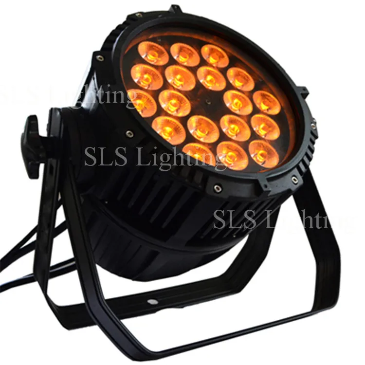 

8pcs/lot outdoor led lighting par 18pcs led par light 4 in 1 IP65 disco light most powerful outdoor high led lights China market
