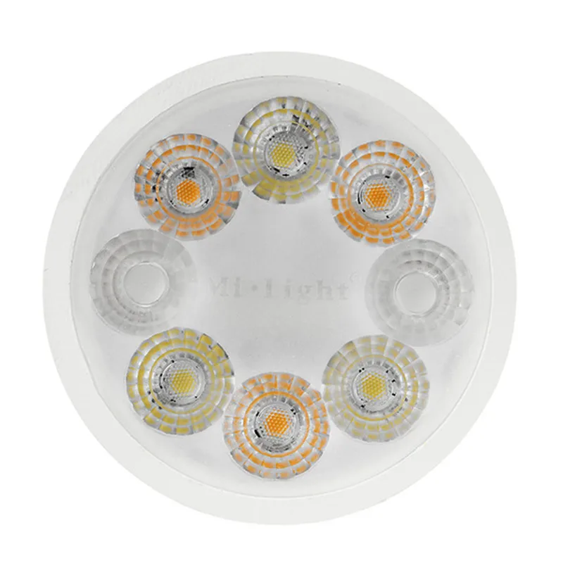 CLAITE RGBCCT Milight MR16 AC/DC12V 4 Вт Диммируемый Светодиодный точечный светильник лампа для
