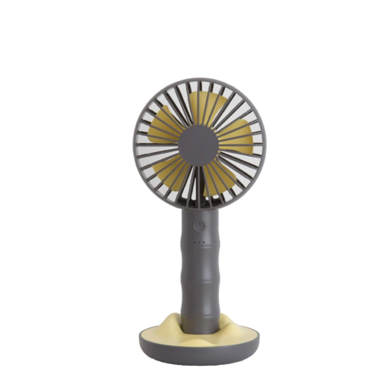 

Portable Handheld Mini Fan USB Rechargeable Fan with Base Strong Wind Small Fan Mini Desktop Mobile Phone Holder Fans