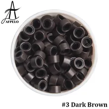 50 бутылок, новинка, черный силикон, внутри 5,0*3,0*3,0 мм, алюминиевые микро кольца со звеньями для перьев, волосы для наращивания, бусины для волос