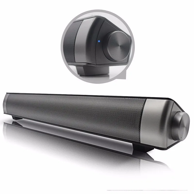 

Portable Bluetooth Soundbar Wireless Altavoz Mini AUX Hifi Soundbar Subwoofer Speaker For Computer Tablet TV Laptop