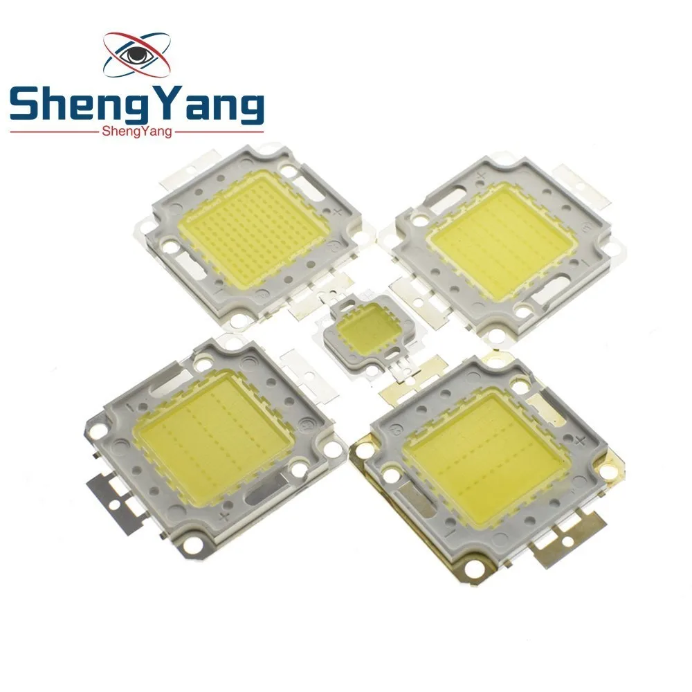 

White / Warm White 1W 10W 20W 30W 50W 100W LED light Chip DC 12V 36V COB Integrated LED lamp Chip DIY Floodlight Spotlight Bulb