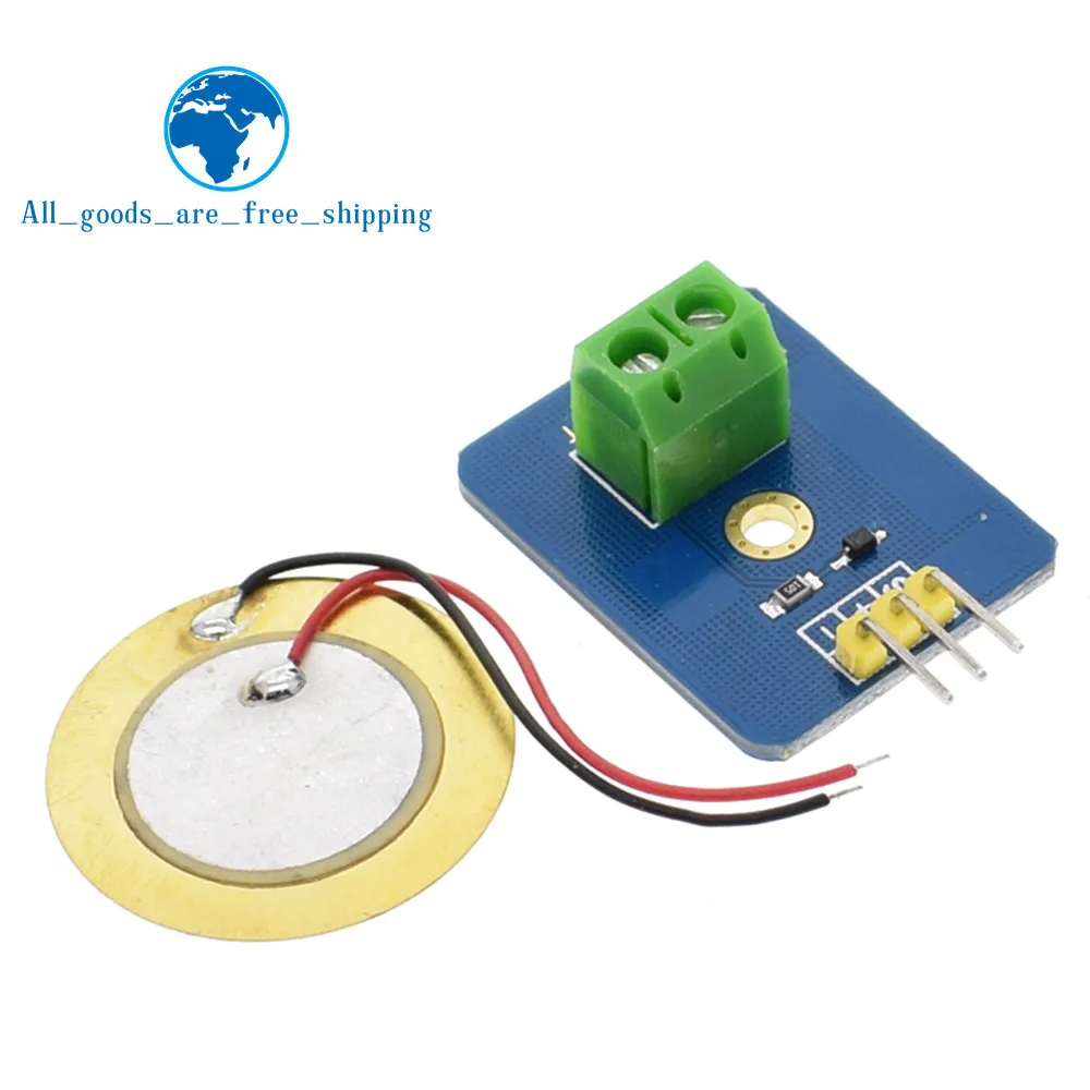 

DIY KIT 3.3V/5V Ceramic Piezo Vibration Sensor Module Analog Controller Electronic Components Supplies Sensor for Arduino UNO R3