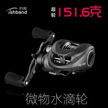 MAD MOUSE fishband Низкопрофильная рыболовная Катушка 12+ 1BB углеродная коромысло приманка литье Рыболовная катушка неглубокая чашка супер светильник