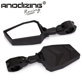 

UTV Adjustable Side Mirrors Rear View Mirrors Wide Mirror 1.75" for Polairs RZR 1000 XP 900 XP1000 XP 1000