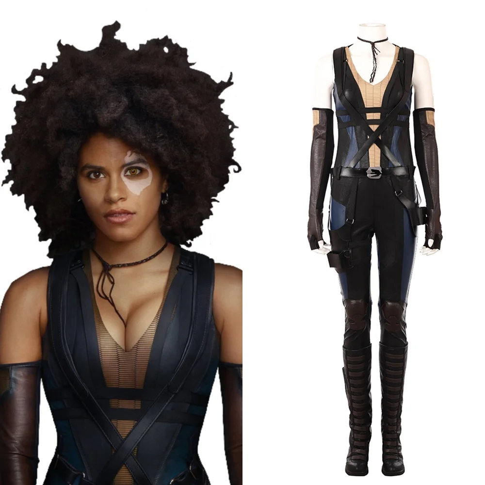 Deadpool 2 Domino Cosplay Costumein Movie & TV costumes