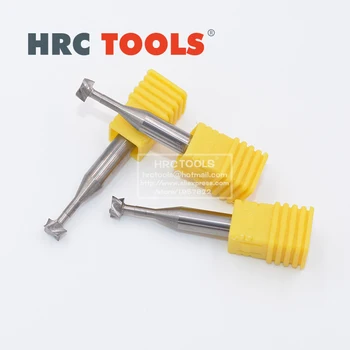 

D12-d8x2Hx3.5cx8Dx50L HRC55 T Type CNC Grooving Tools Solid Carbide Endmills