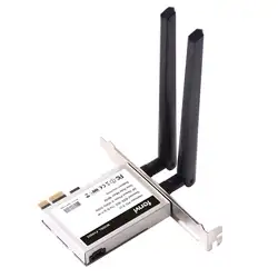 Fenvi Настольный Pci-E 1200 Мбит/с Wifi Mu-Mimo беспроводной-Ac 8265 802.11Ac Pci Express антенный адаптер для Intel 8265Ac + Bluetooth 4