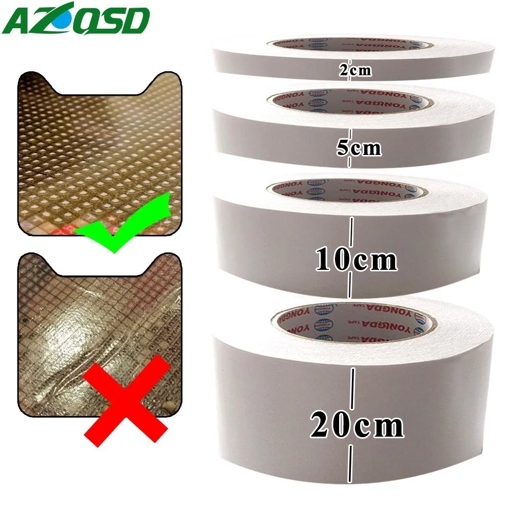 

AZQSD Diamond Embroidery Mosaic Tools Accessories Double-sided Tape Glue On Canvas Adhesive Layer Pure White Sticker DIY 50M
