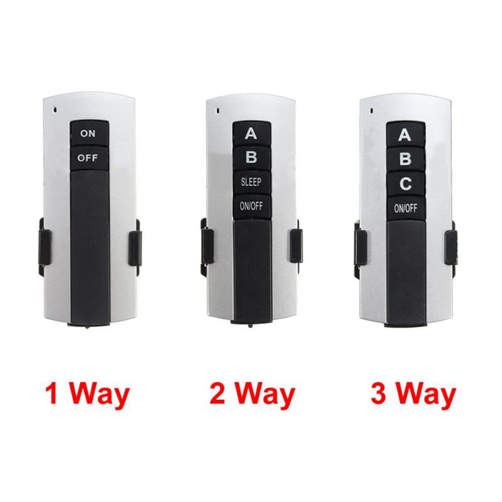 

1/2/3 Ways AC Wireless Remote Control Switch Smart Digital Wireless Switch ON/OFF Controller for Lamp Light 200V-240V New Hot