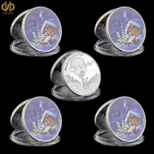 

2019 Merry Christmas Souvenir Gifts Snowman Coin 999.9 Silver Medallion Coin Art Ornament Collectible Gifts