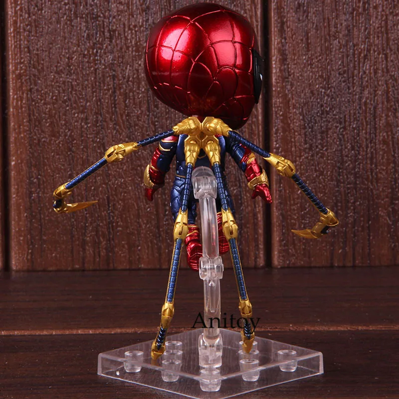 Человек-паук Nendoroid 1037 Marvel Мстители Бесконечность война Железный Паук фигурка Человек-паук ПВХ Коллекционная модель игрушки