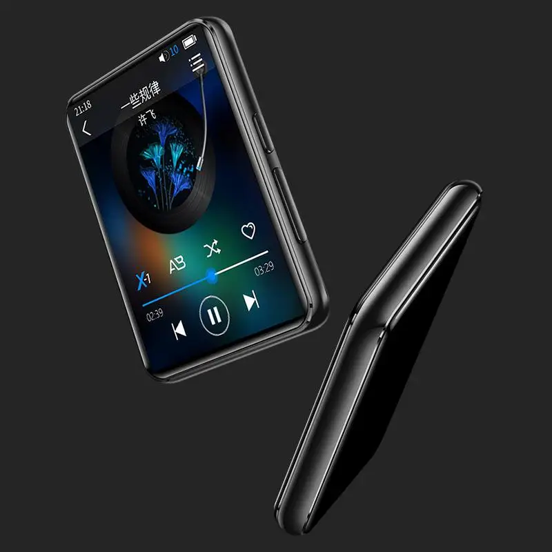 BENJIE X6 полный сенсорный экран MP3 плеер 4 Гб 8 16 музыкальный с fm радио видеоплеер
