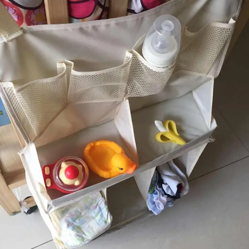 Детская кровать, подвесная сумка, водонепроницаемая,, для кроватки, портативная, для новорожденных, пеленки, прикроватная ткань, колыбель, сумка, Детский Комплект постельного белья, Органайзер