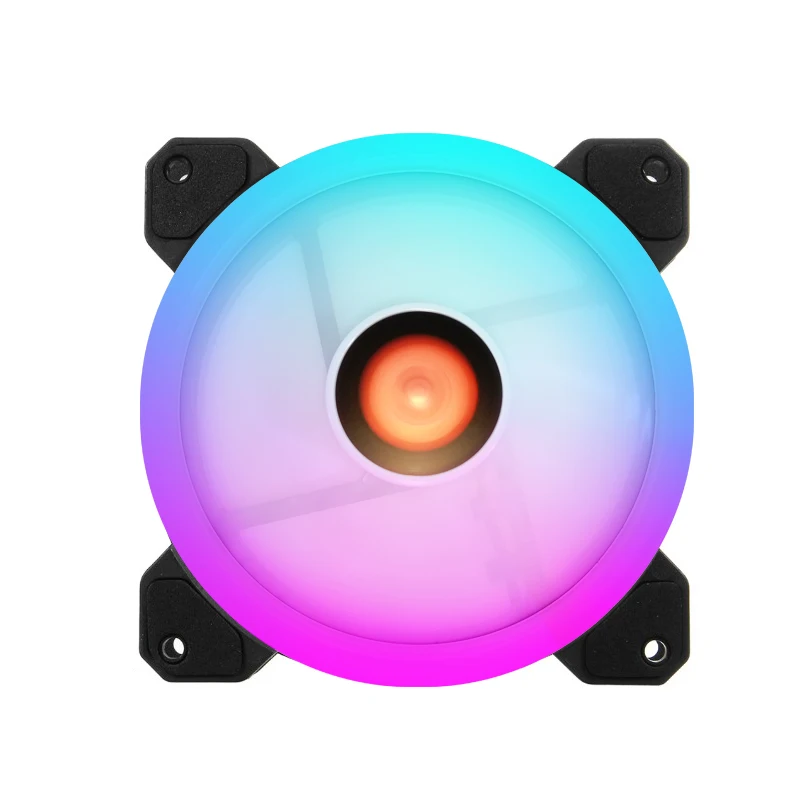 COOLMOON 3 шт. чехол для компьютера охлаждающий вентилятор RGB настраиваемый