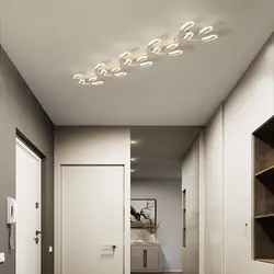 В нордическом оригинальном стиле блеск светодиодный современный светодиодный Люстра минимализм атмосфера гостиной дома спальня