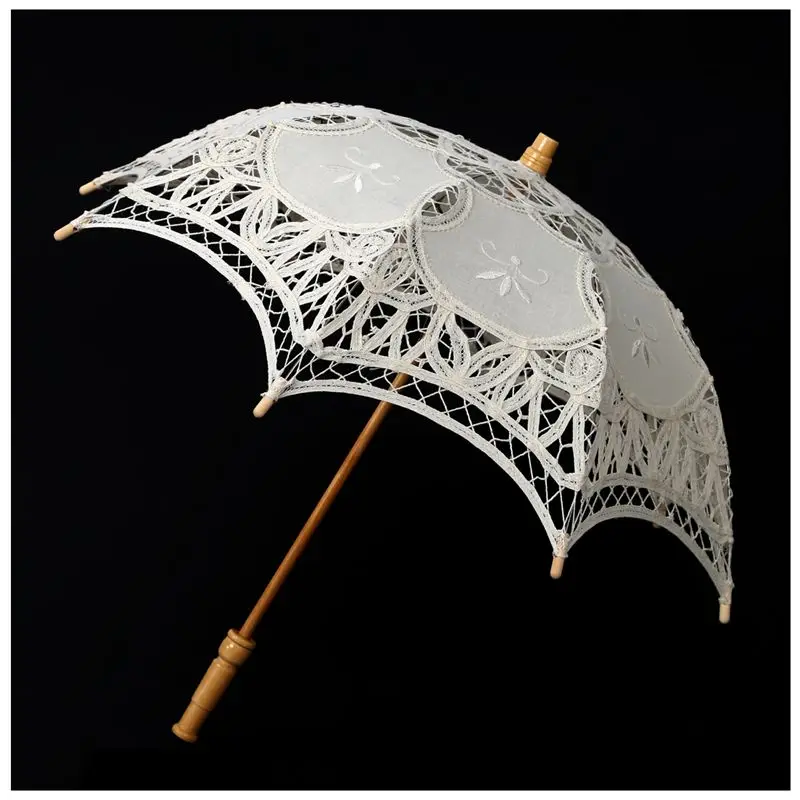 Викторианский зонтик кружевной свадебный зонтик невесты