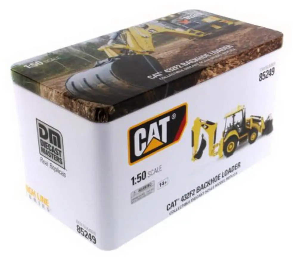 Бренд Diecast Masters 1/50 масштаб Caterpillar Cat 432F2 боковой сдвиг экскаватор-погрузчик литья под давлением модель#85249