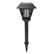 Открытый для сада против Комаров Репеллент убийца лампа на солнечных батареях Светодиодный свет комаров вредителями ошибка 2 светодиодный лампа для уничтожения насекомых сад