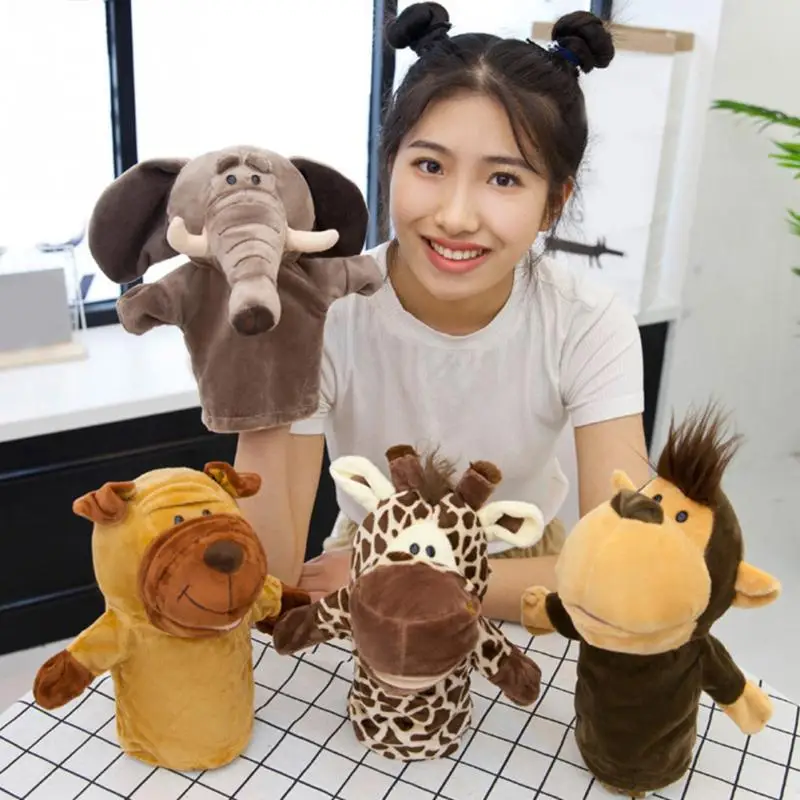 

Kids Hand Glove Cute Fun Puppet Lightweight Plush Gift Animal Toy Baby Girl Puppet