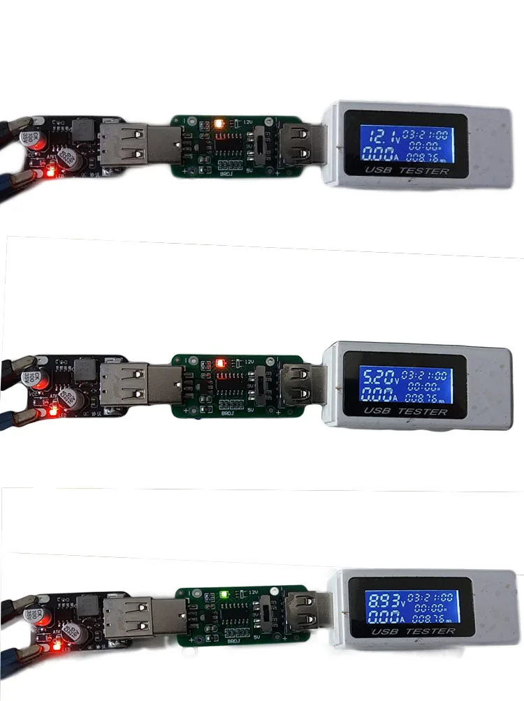 Модуль быстрой зарядки DYKB DC USB / 12V24V к QC3.0 5В 9В 12В для автомобиля Поддержка Apple