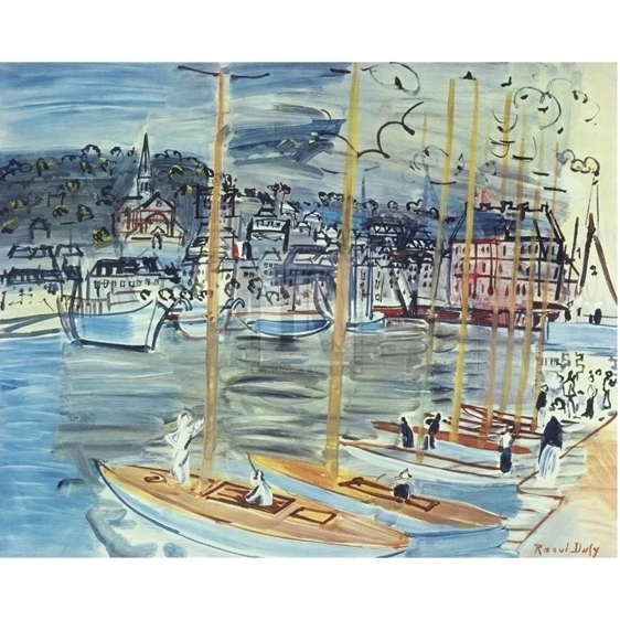 Les Bateaux постер печать Рауль дуфи (27x20) | Дом и сад