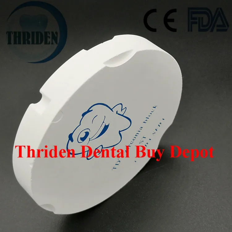 

1 Piece Preshaded Ultra translucent A1/A2/A3 Dental Lab Zirkonzahn Zirconia Block for anterior Denture Material OD95x22/25mm