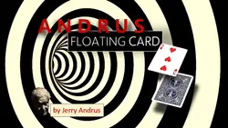 Andrus плавающая карточка синяя (трюк + онлайн-инструкции) от Jerry Andrus Card Magic Tricks Illusions Close up Magia Mentalism Fun