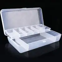Ручной инструмент коробка для хранения Организатор Дело Пластик лоток контейнер для рыболовных приманок снасти Box Двусторонняя хранения