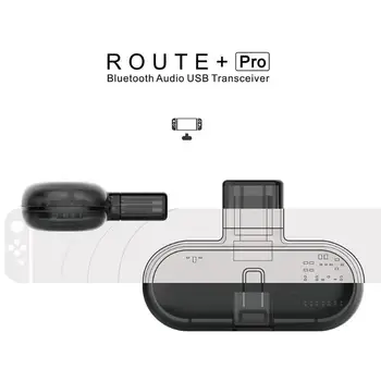 

ALLOYSEED Route PRO Type-C USB Wireless Adapter Bluetooth Headset Earphone Audio Transmitter Receiver For Nintend Switch Laptop