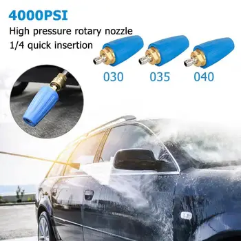 

VODOOL High Pressure Washer Cleaner Rotating Spray Turbo Nozzle 4000PSI 1/4 Quick Connect Tip Quality Car Washing Gun Accessory