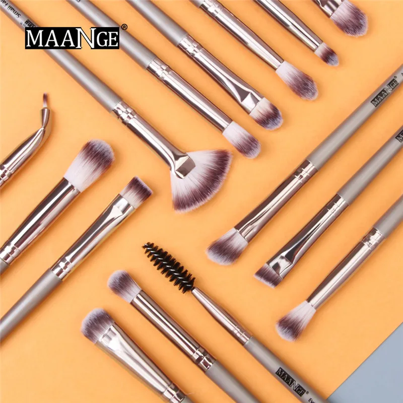 

15pcs Makeup Brushes Set New Foundation Powder Eyeshadow Contour Beauty women Blending Eyeliner for Make Up Cosmetic Tool Kit