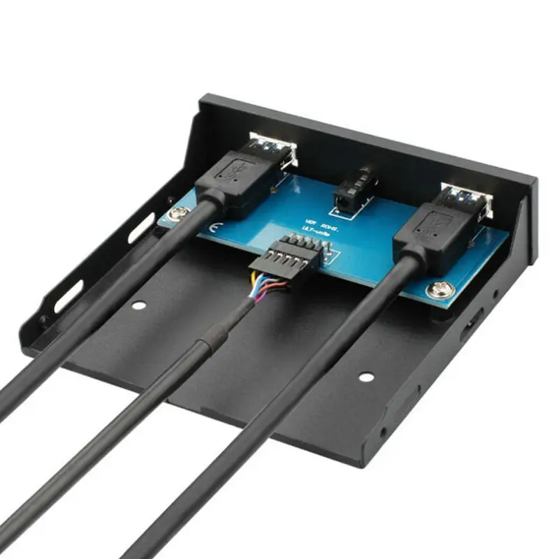 USB3.0 20Pin USB3.0 x 2 + الصوت سماعة واجهة كمبيوتر مكتبي قرص مرن لوحة