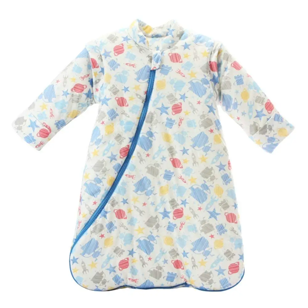 Unisex Baby Sleepsack Wearable Blanket Cotton Sleeping Bag Long Sleeve